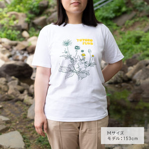 Totoro T-shirt White (S~XL Size) - Studio Ghibli