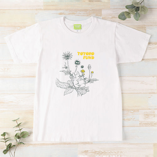 Totoro T-shirt White (S~XL Size) - Studio Ghibli