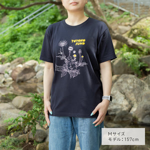 Totoro T-shirt Black (S~XL Size) - Studio Ghibli