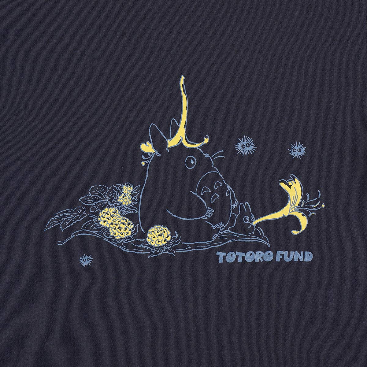 Totoro Fund Goods Hoodie (Flower Hat) Navy -Ghibli Studio
