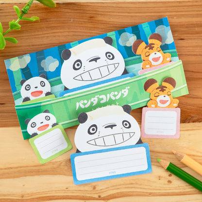 Panda Kopanda Die-Cut Sticky Note Set with 3 Designs