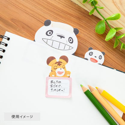 Panda Kopanda Die-Cut Sticky Note Set with 3 Designs