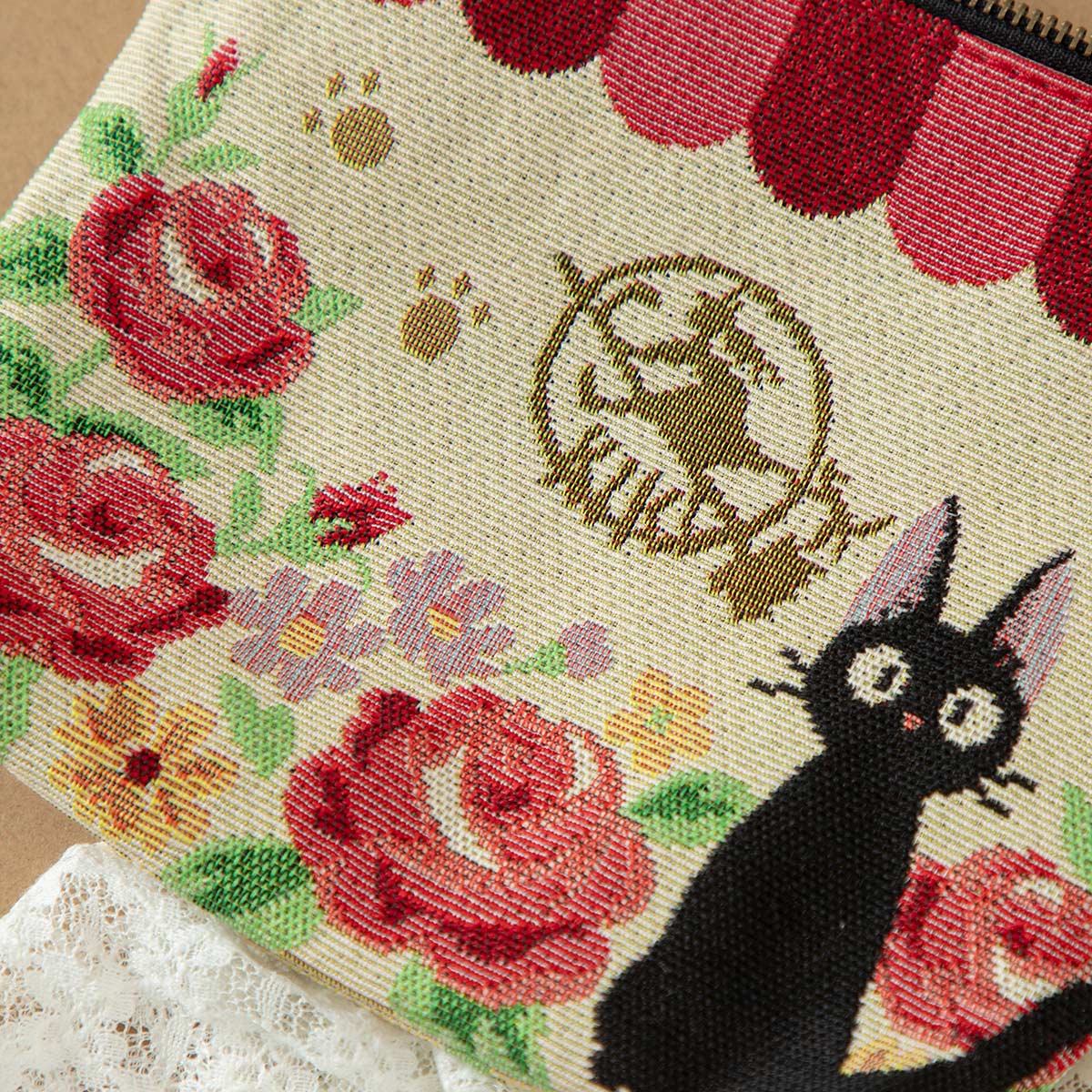 Studio Ghibli Kiki's Delivery Service Jiji Eaves Gobelin Pouch