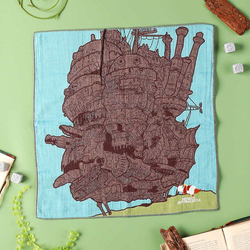 Howl's Moving Castle Handkerchief - Ghibli Studio