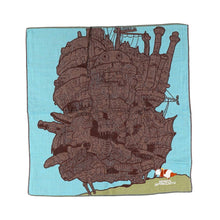 قم بتحميل الصورة في عارض الصور، Howl&#39;s Moving Castle Handkerchief - Ghibli Studio