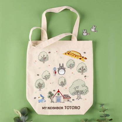 My Neighbor Totoro Forest Tote Bag A4 Size Cotton