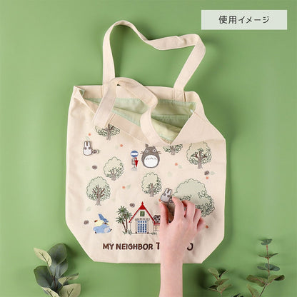 My Neighbor Totoro Totoro in the Forest Cotton Tote Bag