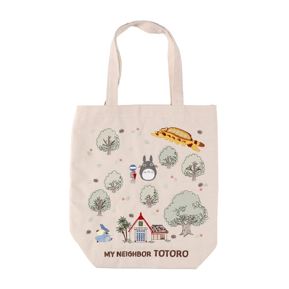 My Neighbor Totoro Totoro in the Forest Cotton Tote Bag