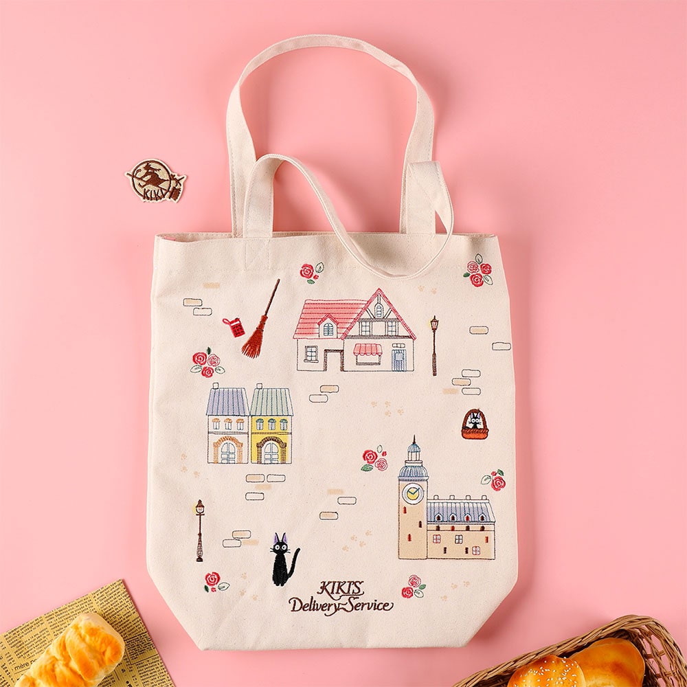 Kiki's Delivery Service Jiji in the Town Tote Bag