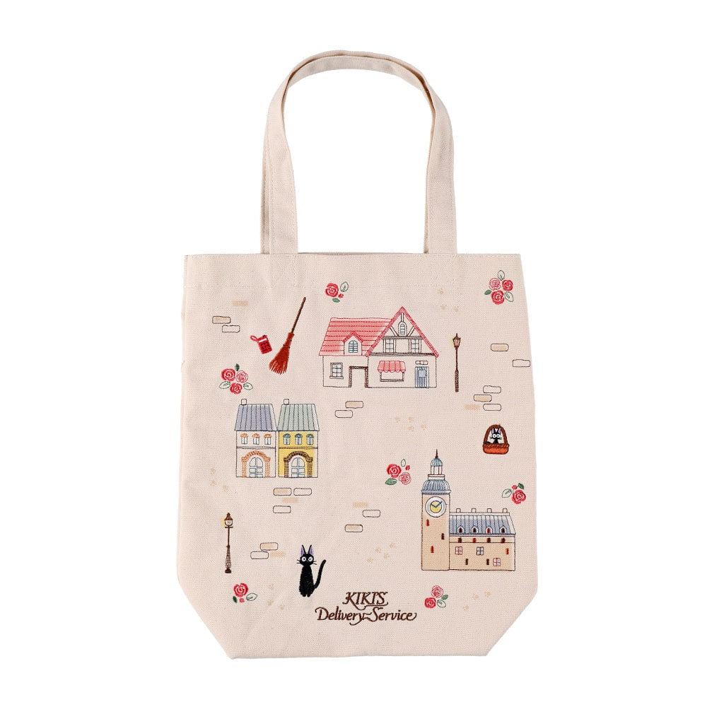 Kiki's Delivery Service Jiji in the Town Tote Bag