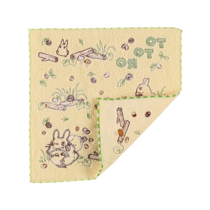 Studio Ghibli My Neighbor Totoro Path Mini Towel Embroidered 250x250mm
