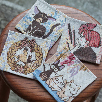 Studio Ghibli Kiki's Delivery Service Gobelin Coaster Set 4-Piece