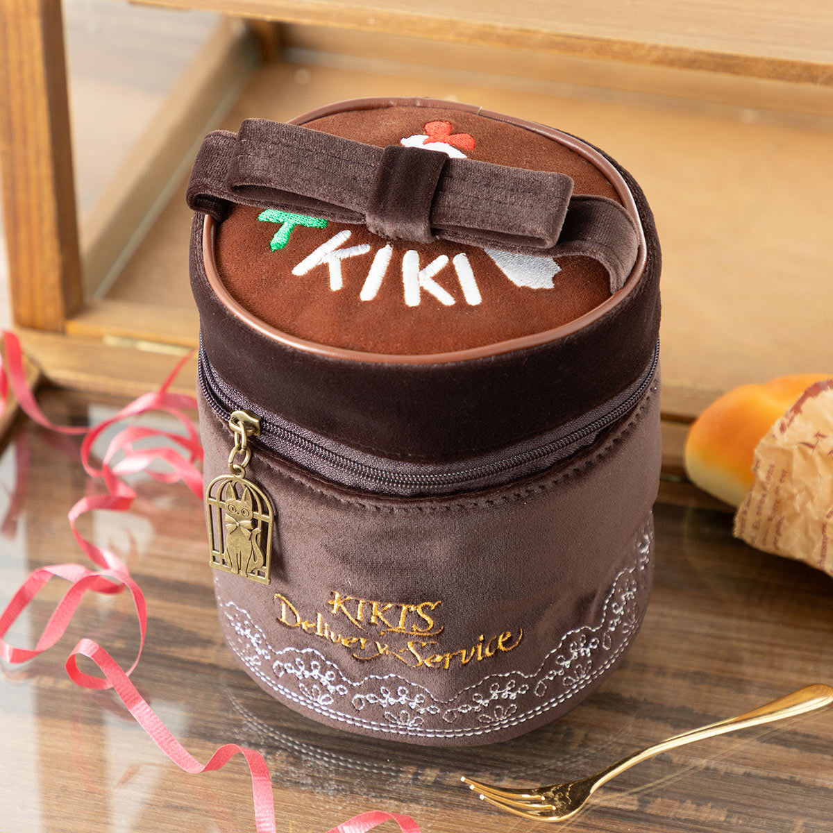 Kiki's Delivery Service "Kiki`s Chocolate Cake" Makeup Pouch- Ghibli Studio