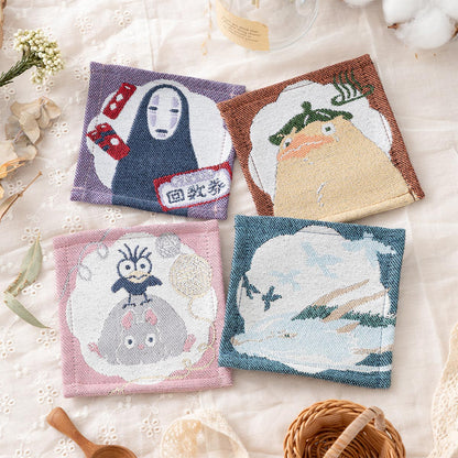 Studio Ghibli Spirited Away Gobelin Woven Coaster Set 4-Piece
