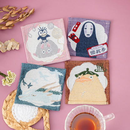 Studio Ghibli Spirited Away Gobelin Woven Coaster Set 4-Piece