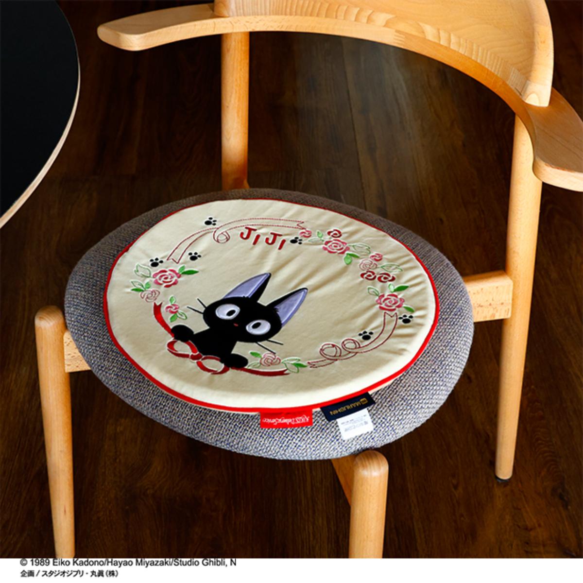 Kiki's Delivery Service Ribbon and Jiji Seat Cushion 35cm