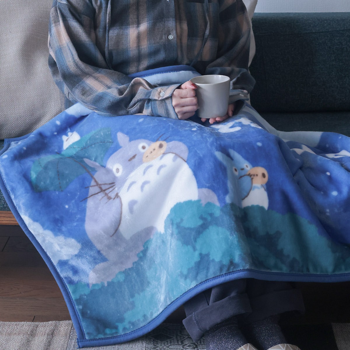 My Neighbor Totoro Lap Blanket Sound of the Starry Night