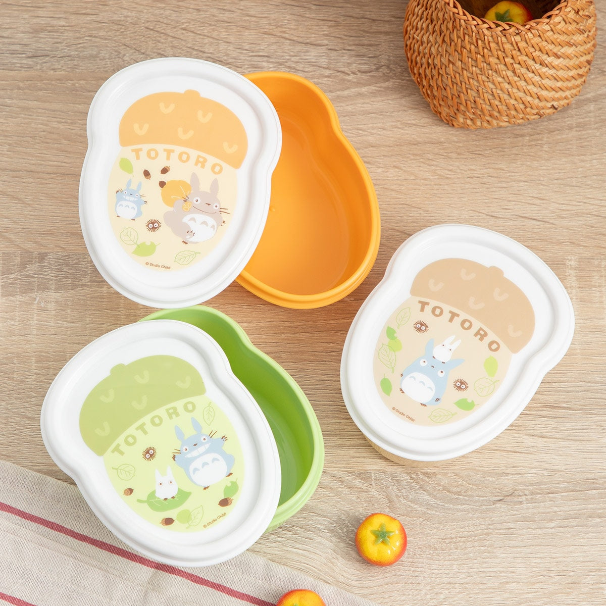 My Neighbor Totoro Die-Cut Seal Containers 3P Garden