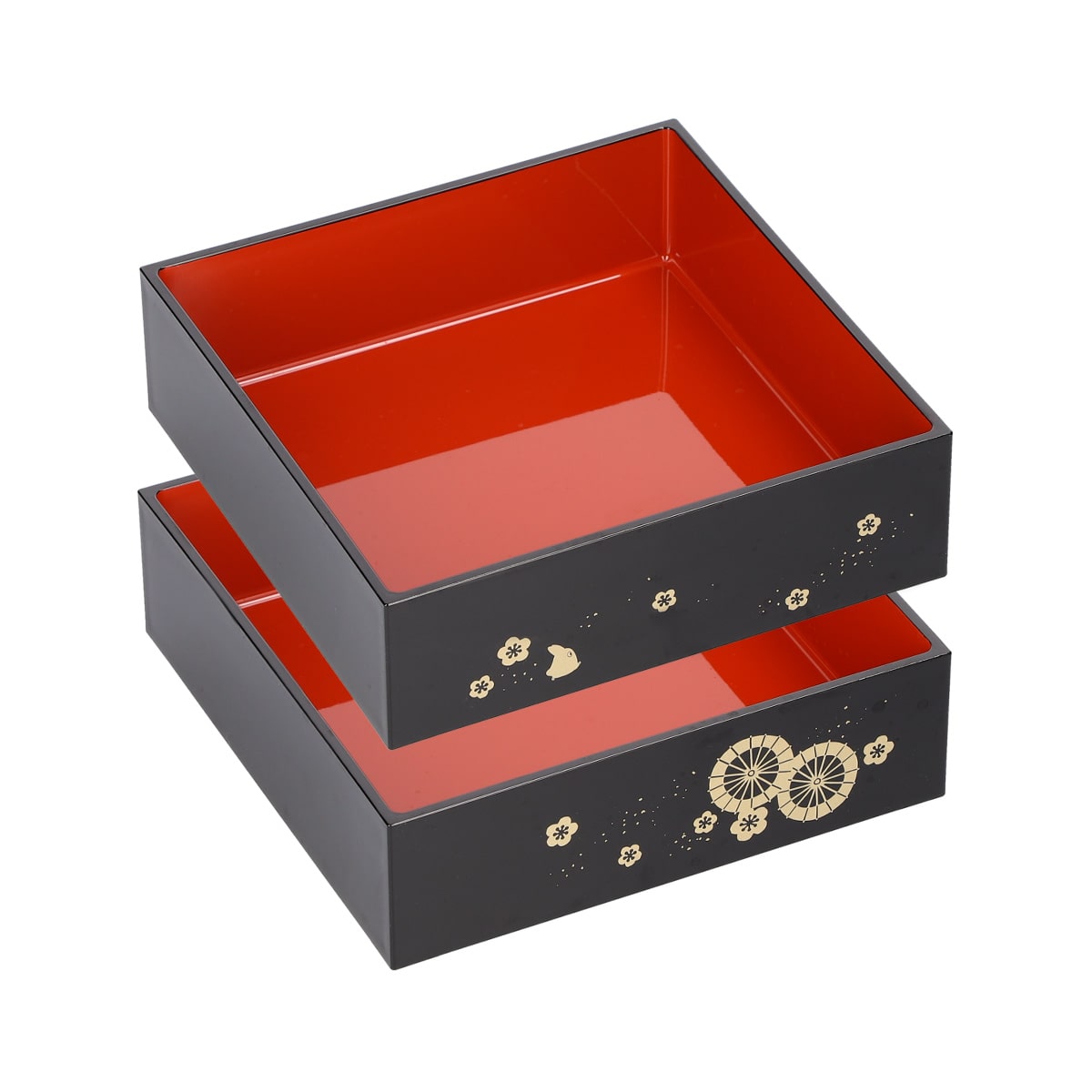 My Neighbor Totoro Japanese Umbrella Lacquer 2-Tier Lunch Box