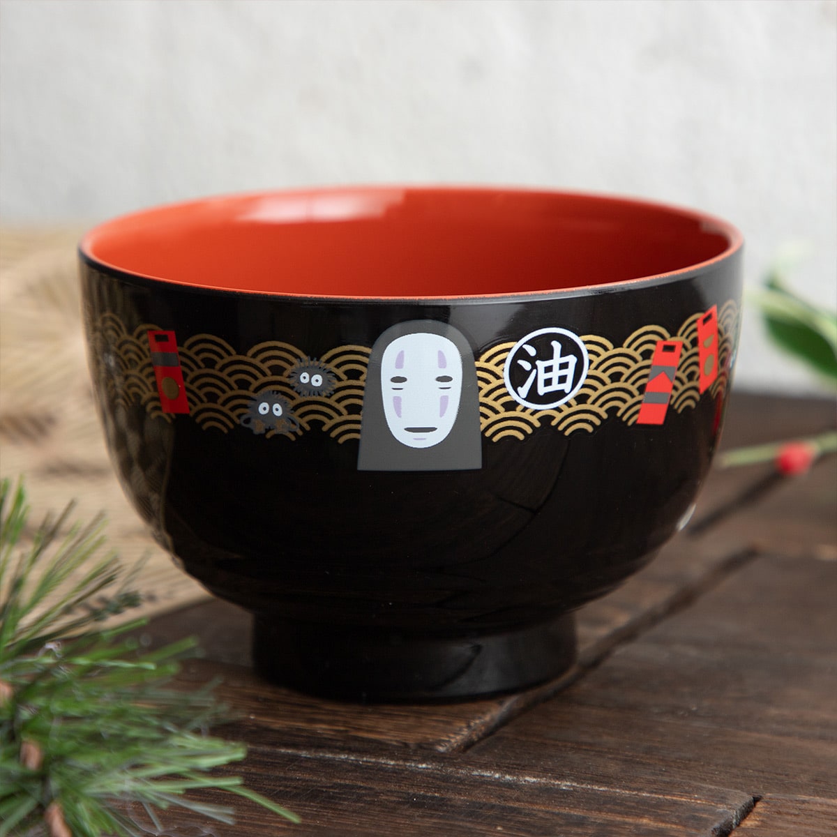Spirited Away No-Face Lacquered Soup Bowl N2 4973307476037