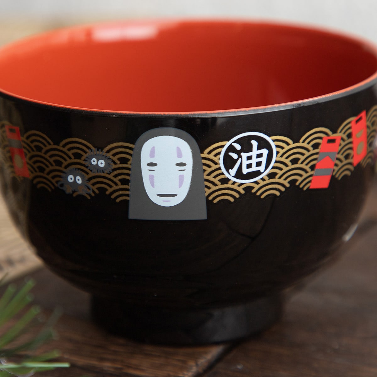 Spirited Away No-Face Lacquered Soup Bowl N2 4973307476037