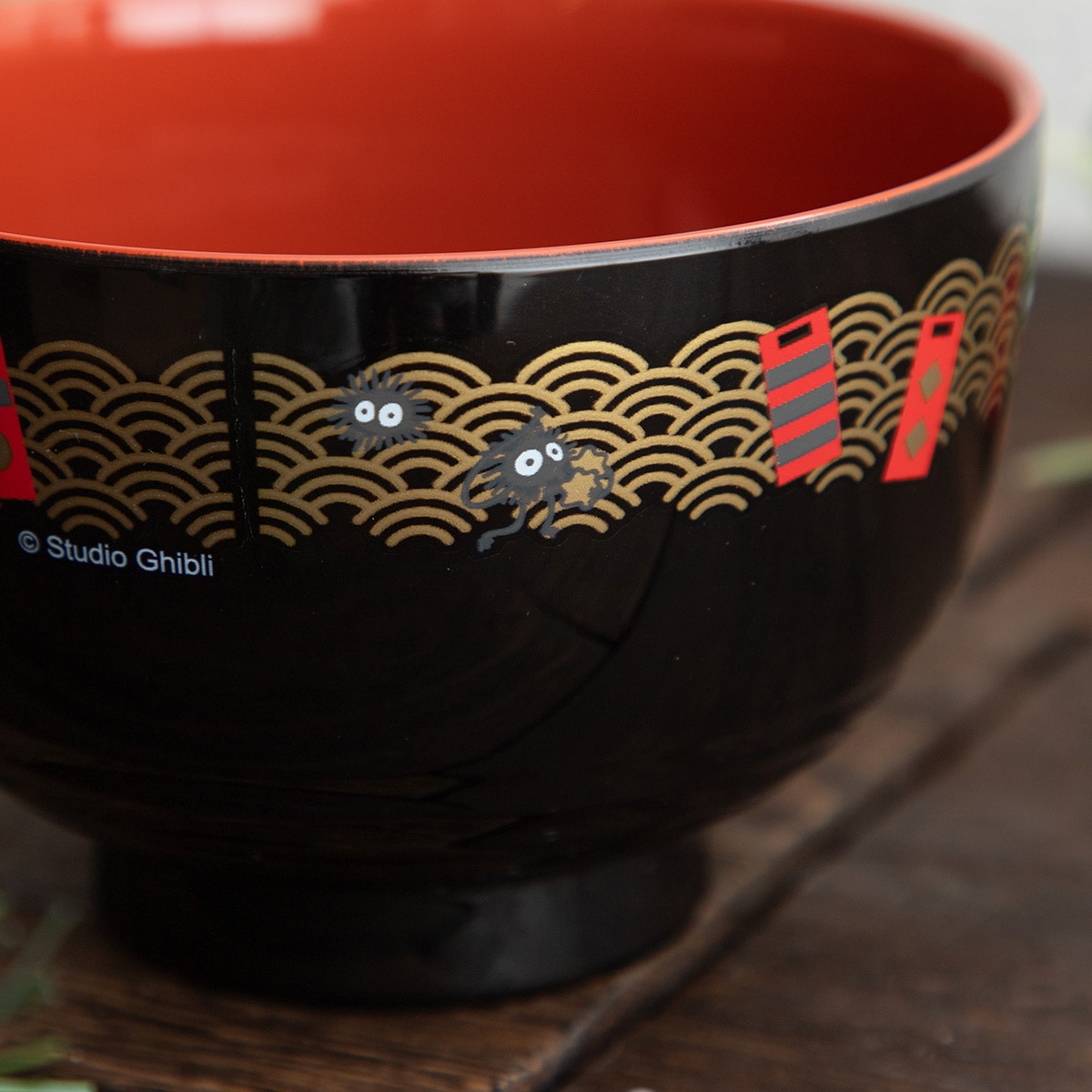 Spirited Away No-Face Lacquered Soup Bowl N2 4973307476037
