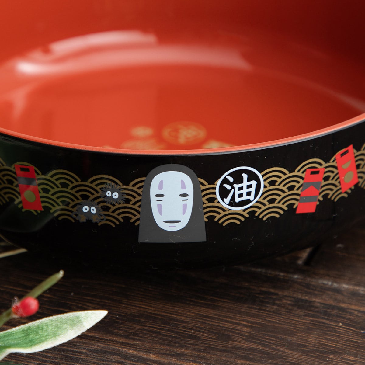 Skater Spirited Away Kaonashi Lacquered Snack Bowl 200mm