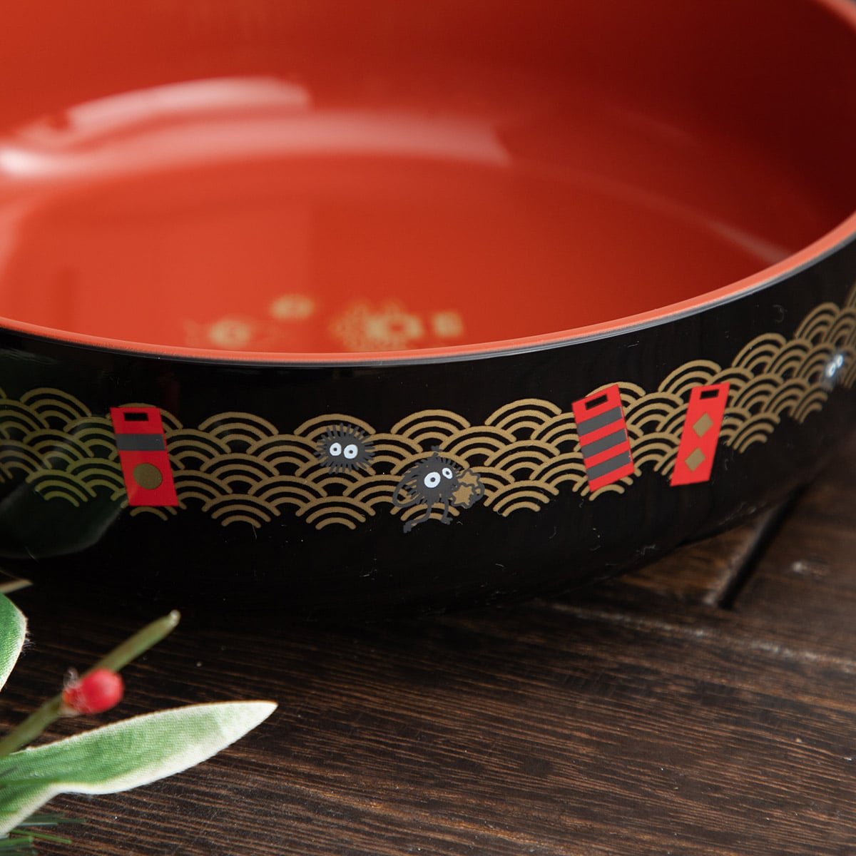 Skater Spirited Away Kaonashi Lacquered Snack Bowl 200mm