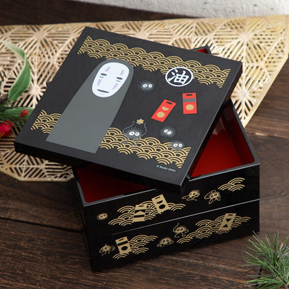 Studio Ghibli Spirited Away Kaonashi 2-Tier Bento Box 1600ml