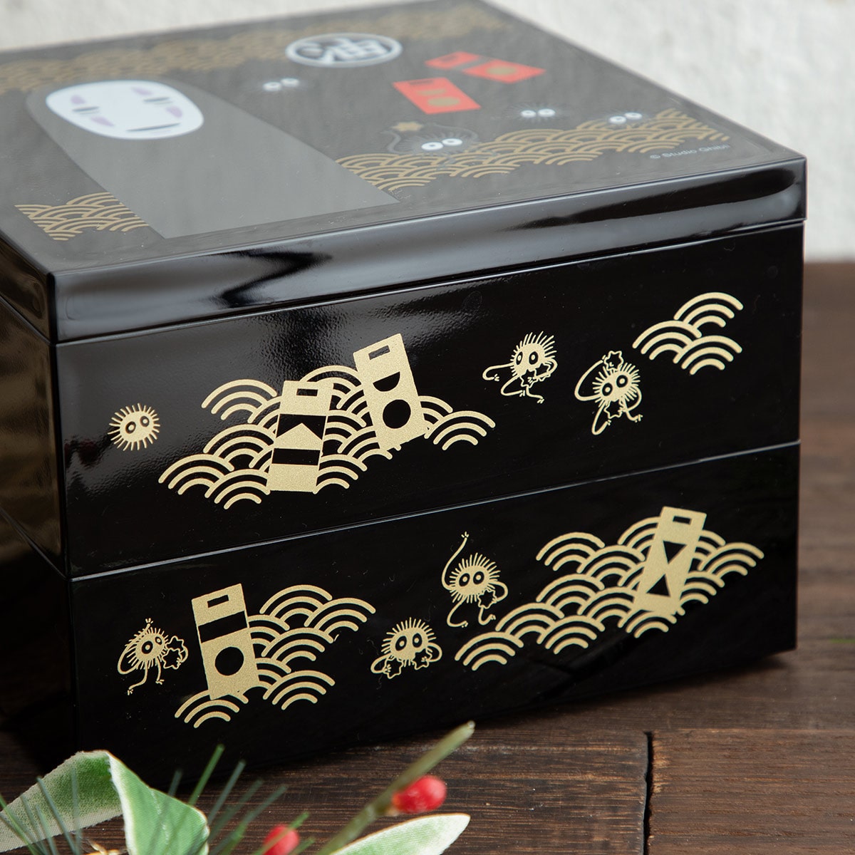 Studio Ghibli Spirited Away Kaonashi 2-Tier Bento Box 1600ml