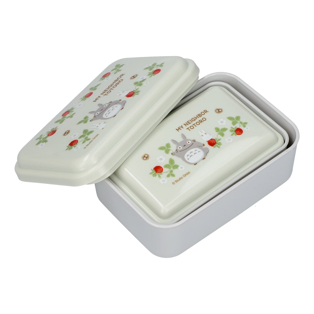 My Neighbor Totoro Antibacterial Nesting Food Container Set 3P Wild Strawberry