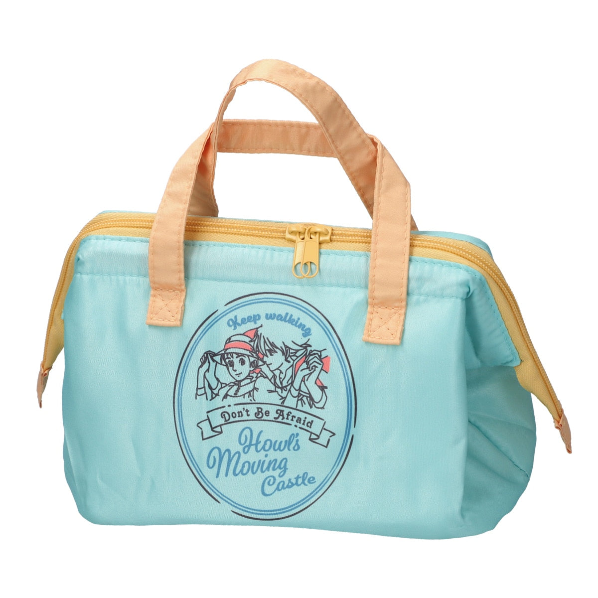 Skater Howl's Moving Castle Insulated Lunch Bag KGA1 Sky Blue