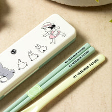 قم بتحميل الصورة في عارض الصور، Ghibli Character Totoro Spoon &amp; Chopstick Set