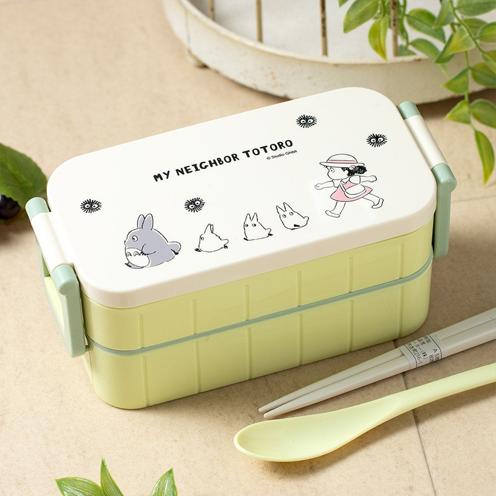 Studio Ghibli My Neighbor Totoro 2-Tier Lunch Box Antibacterial Marching YZW3AG