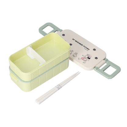 Studio Ghibli My Neighbor Totoro 2-Tier Lunch Box Antibacterial Marching YZW3AG