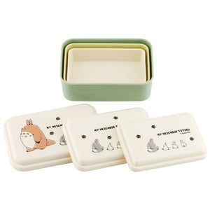 Ghibli Character Totoro Container Box 3 Piece Set