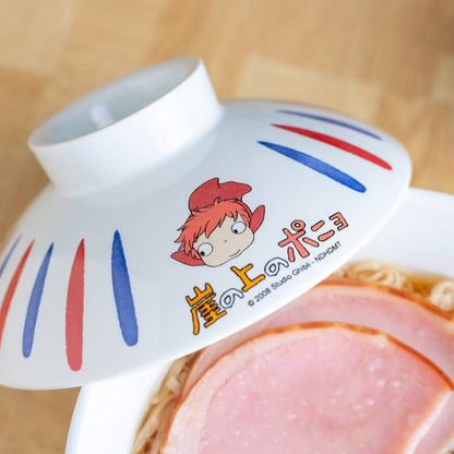 Ponyo on the Cliff by the Sea Lidded Ramen Bowl