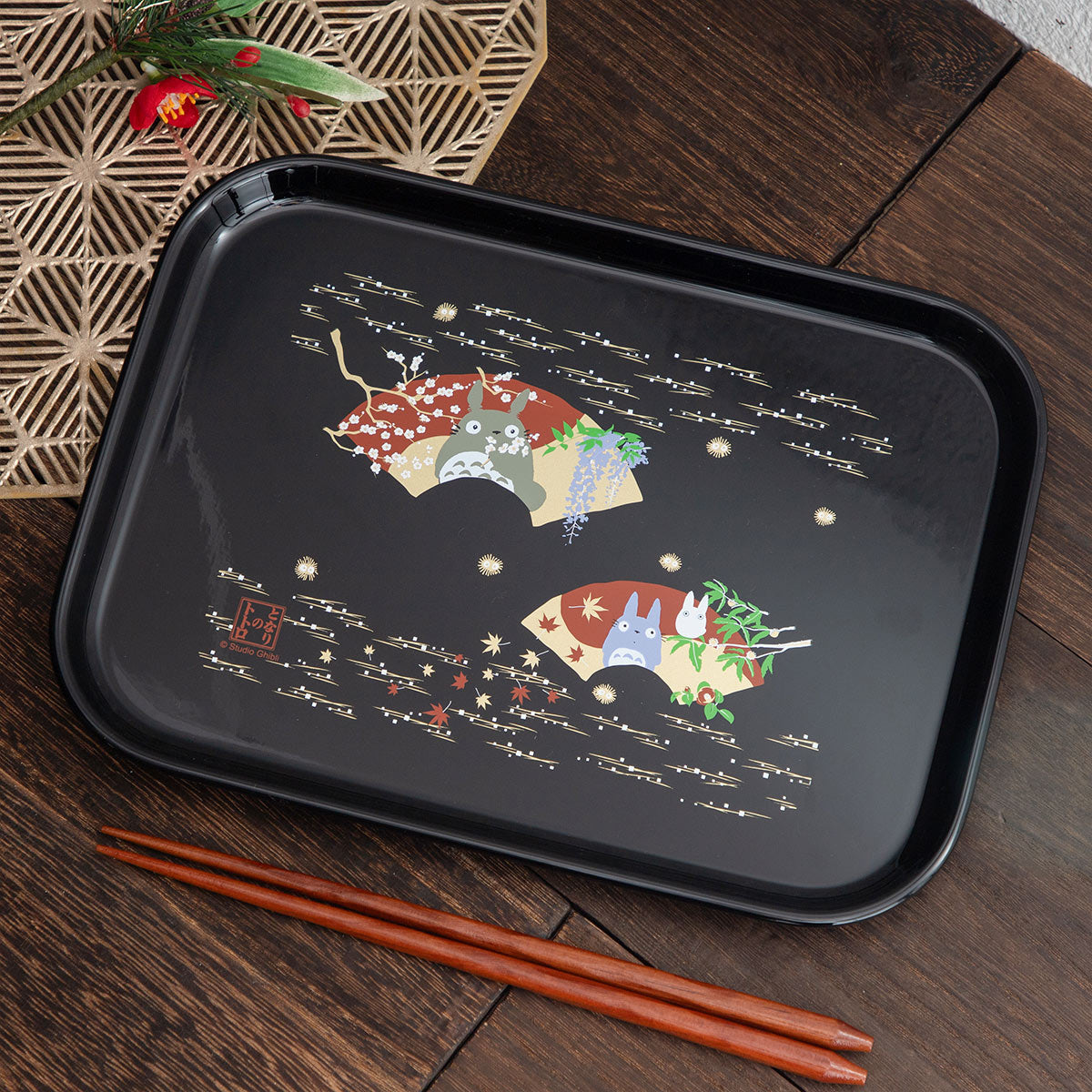 My Neighbor Totoro Lacquer-Style Serving Tray 10.6-Inch