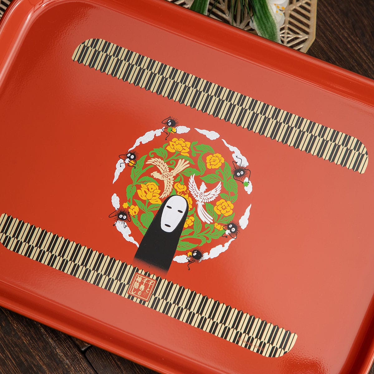 Studio Ghibli Spirited Away Lacquer-Style Serving Tray Kaonashi