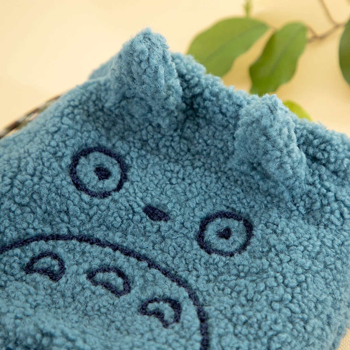 My Neighbor Totoro Medium Totoro Fluffy Drawstring Pouch