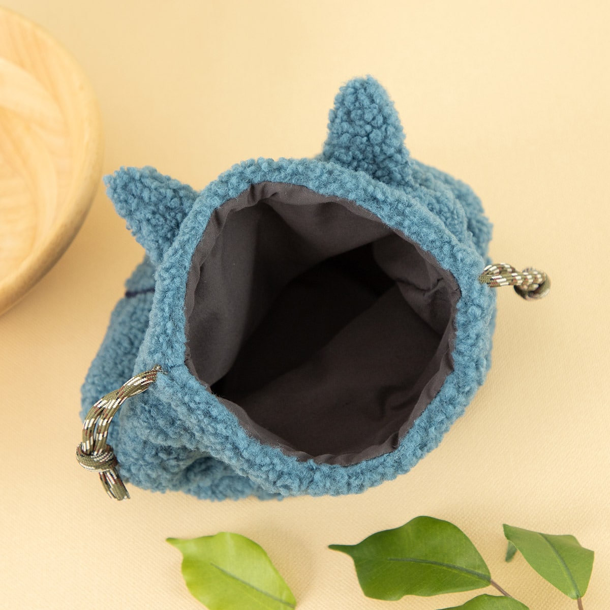 My Neighbor Totoro Medium Totoro Fluffy Drawstring Pouch