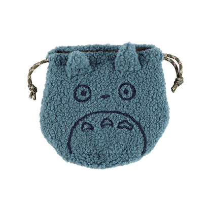 My Neighbor Totoro Medium Totoro Fluffy Drawstring Pouch