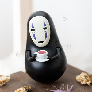 Ghibli Spirited Away Tea Cup and Kaonashi Yurayura Figure