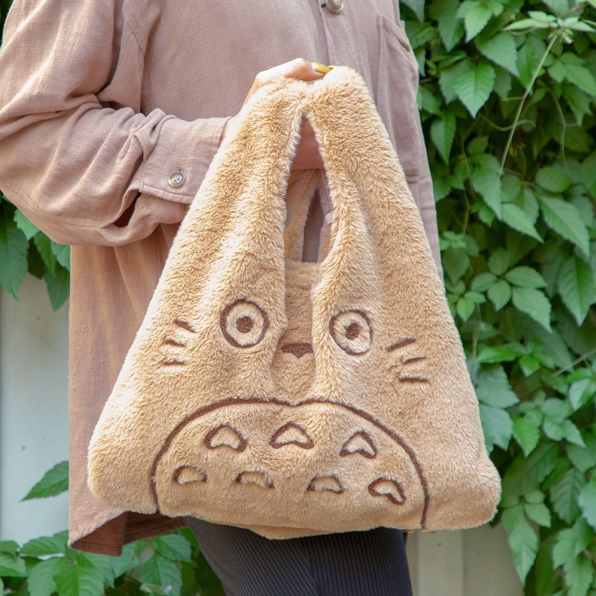 My Neighbor Totoro Big Totoro Fluffy Tote Bag