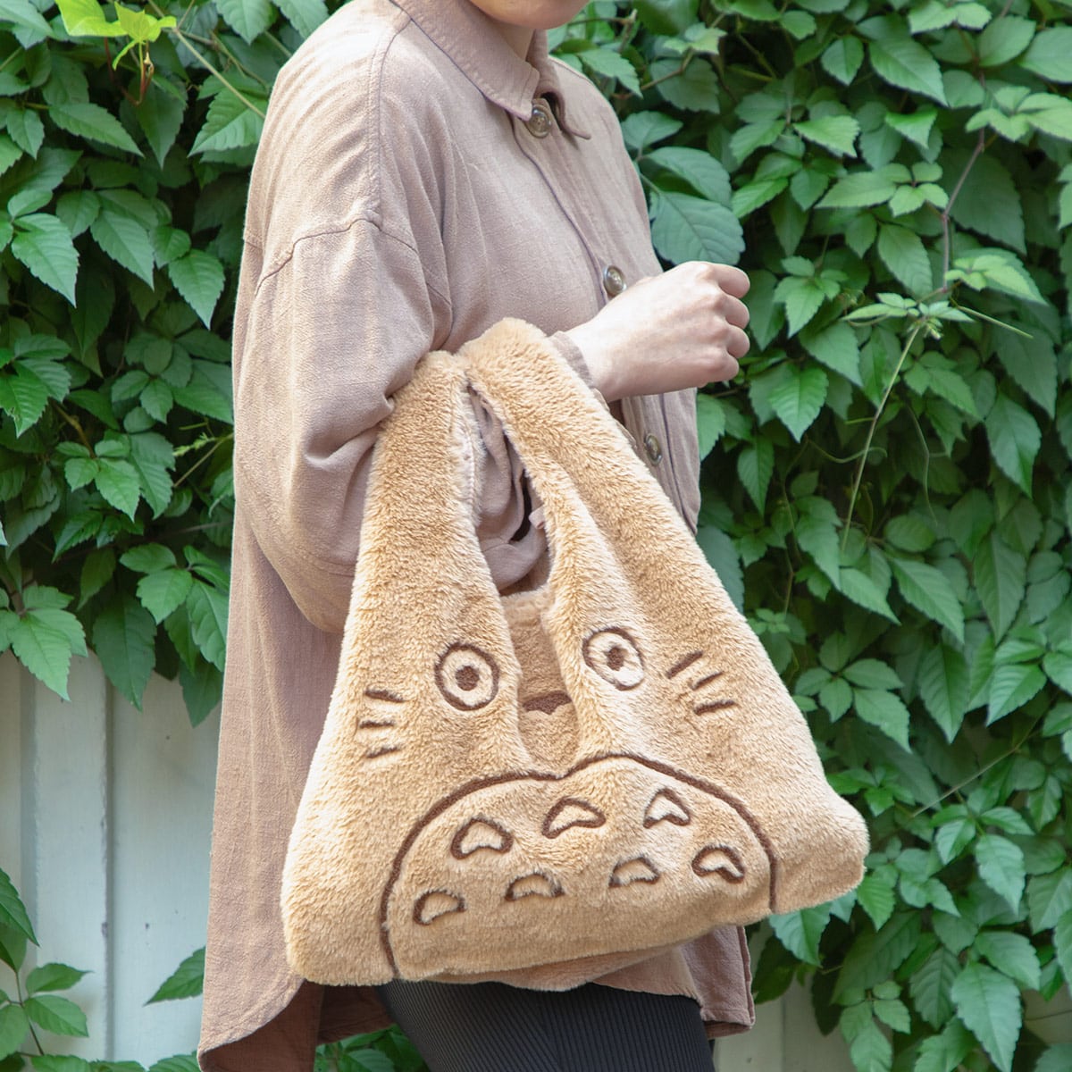 My Neighbor Totoro Big Totoro Fluffy Tote Bag