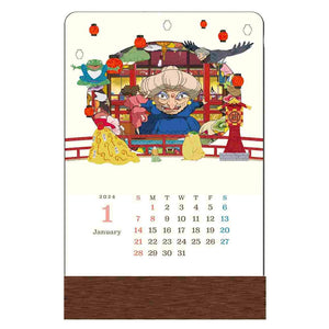 Ghibli Spirited Away 2024 Calendar