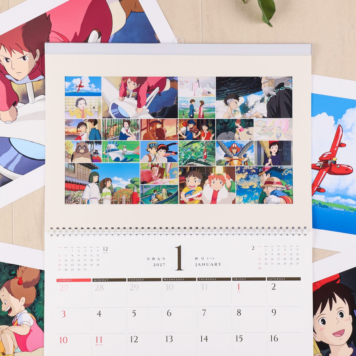 Studio Ghibli 2027 Art Frame Calendar