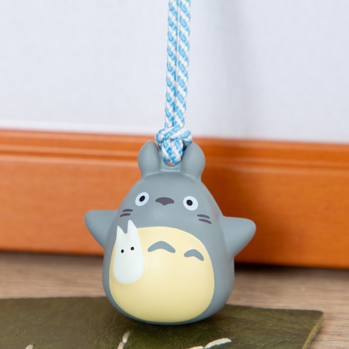My Neighbor Totoro Kororin Bell Charm Big Totoro and Small Totoro Light Blue