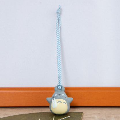 My Neighbor Totoro Kororin Bell Charm Big Totoro and Small Totoro Light Blue