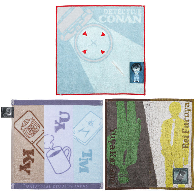 Detective Conan 3 Hand Towel Set  Universal Studio Japan Exclusive